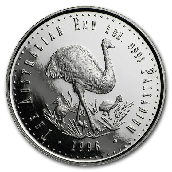 1996 Australia 1 oz Proof Palladium Emu 1996 Australia 1 oz Proof Palladium Emu
